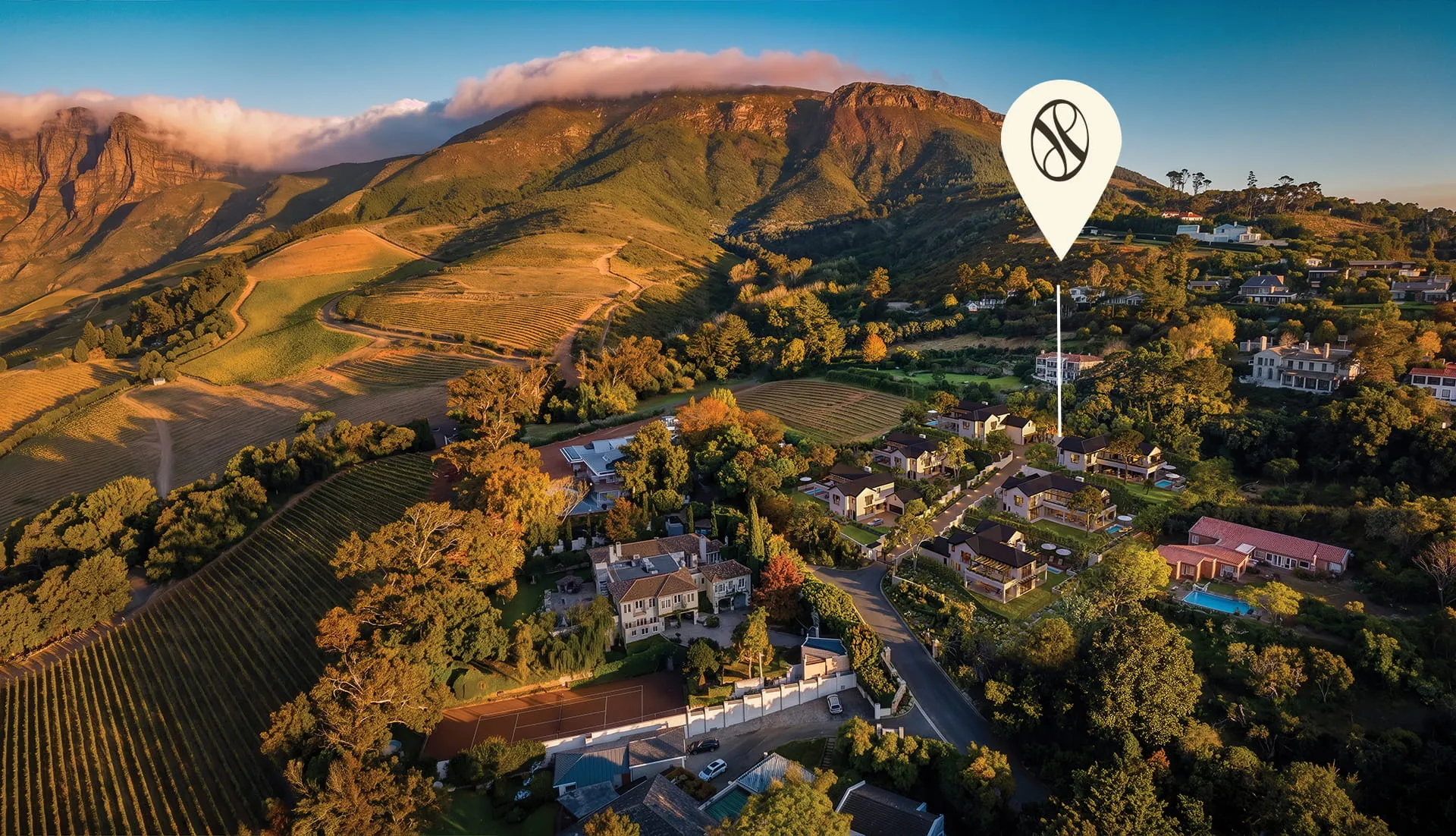 Constantia landscape around The Collective